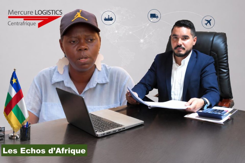 La victime Samantha et le DG de Mercure Logistics